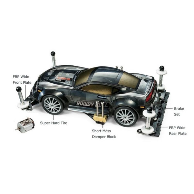 TAMIYA 18710 STARTER PACK FM-A BALANCED SPEC (ROWDY BULL)