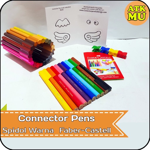 

Hot Sale Connector Pen Faber Castell 60 & 80 Color / Spidol Warna Faber Castell Berkualitas