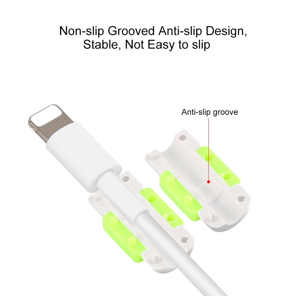 Pelindung Kabel Data Charger Usb Warna-Warni Untuk Iphone / Ipad