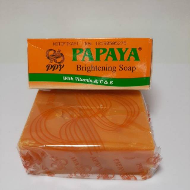 SABUN PAPAYA BRIGHTENING BPOM 135gr (By PPY)