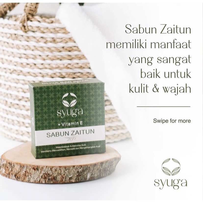 Syuga Sabun Kecantikan Minyak Zaitun 100 Gram