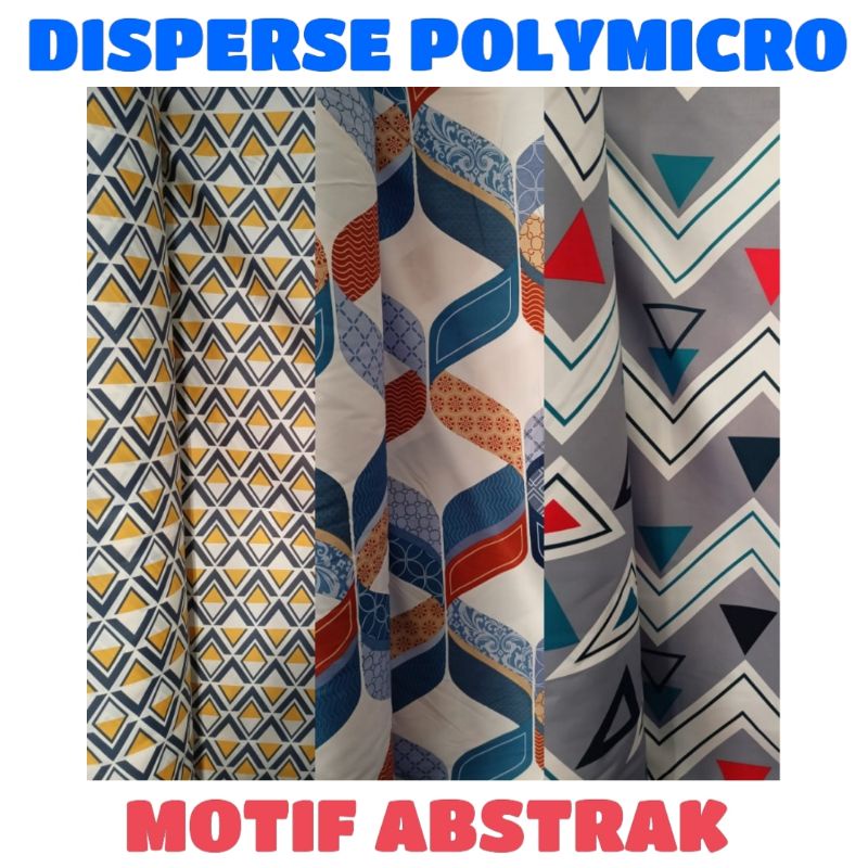KAIN SPREI DISPERSE POLYMICRO METERAN MOTIF ABSTRAK | BEDCOVER GORDEN KOLOR KITCHEN SET