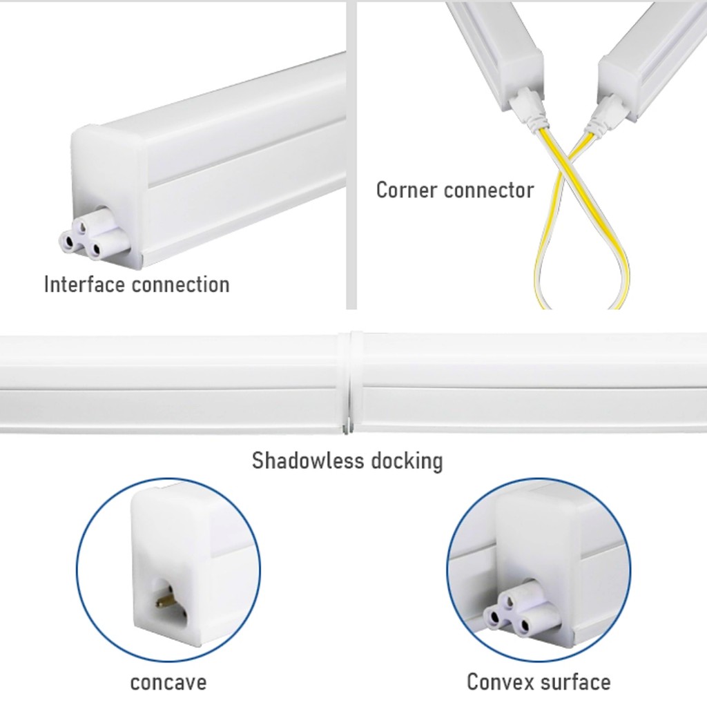 Lampu TL T5 LED Tube Light 6W 10W 18W 20W 30 - 120Cm Garansi