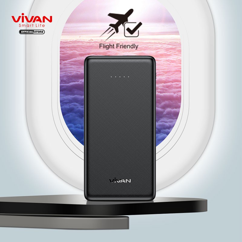 Powerbank Power Bank VIVAN Original 10000mah Fast Charging VPB-K10 PD QC3.0 22.5Watt 3 Output Quick Charge