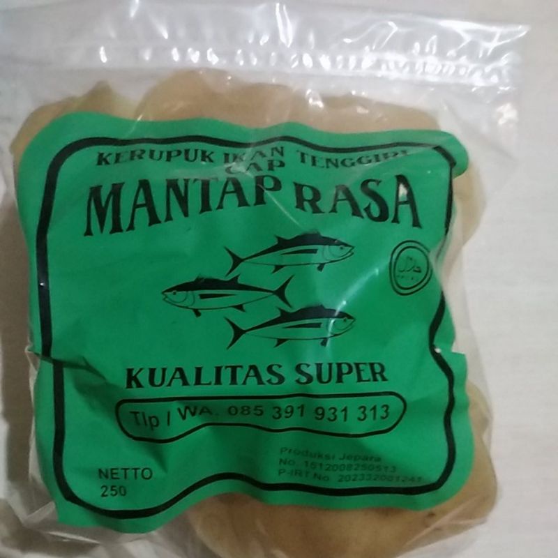 

Kerupuk Tenggiri Asli Cap Mantap Rasa