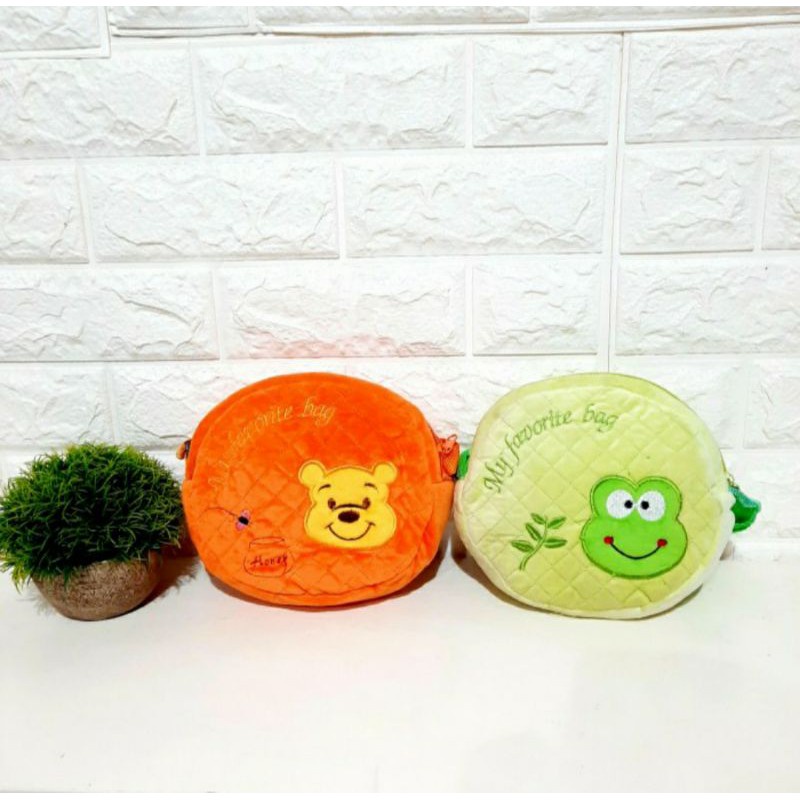 Tas Selempang Anak Bulat Murah Karakter