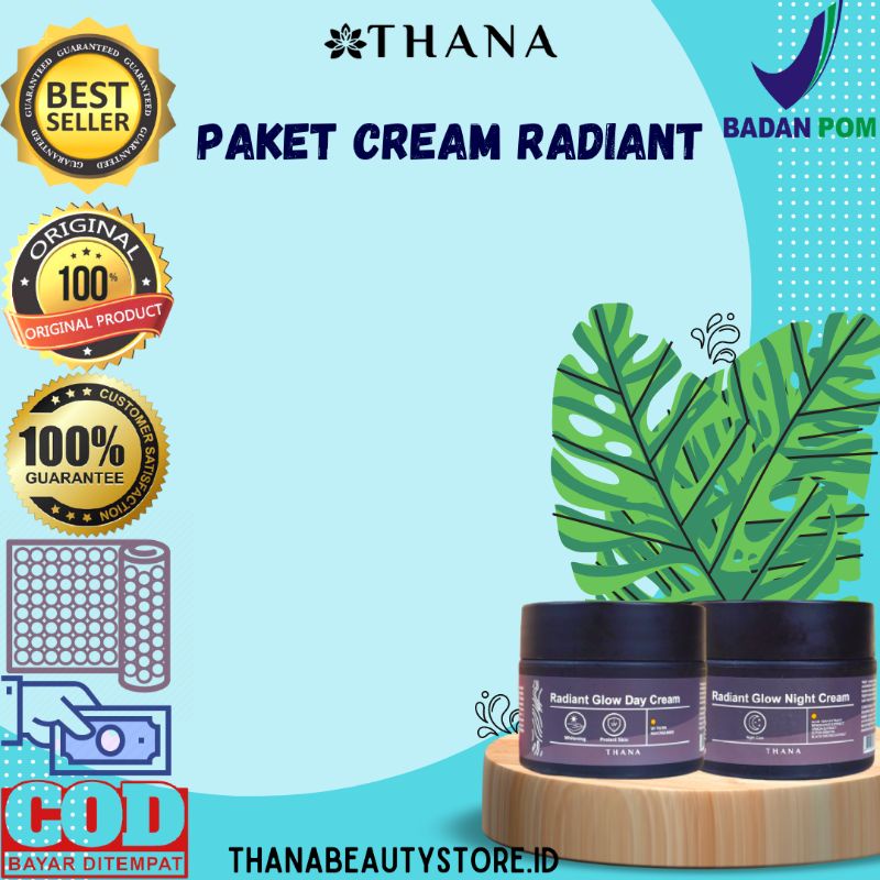 skincare thana beauty paket Cream Radiant Glow Day & Night cream (2in1)