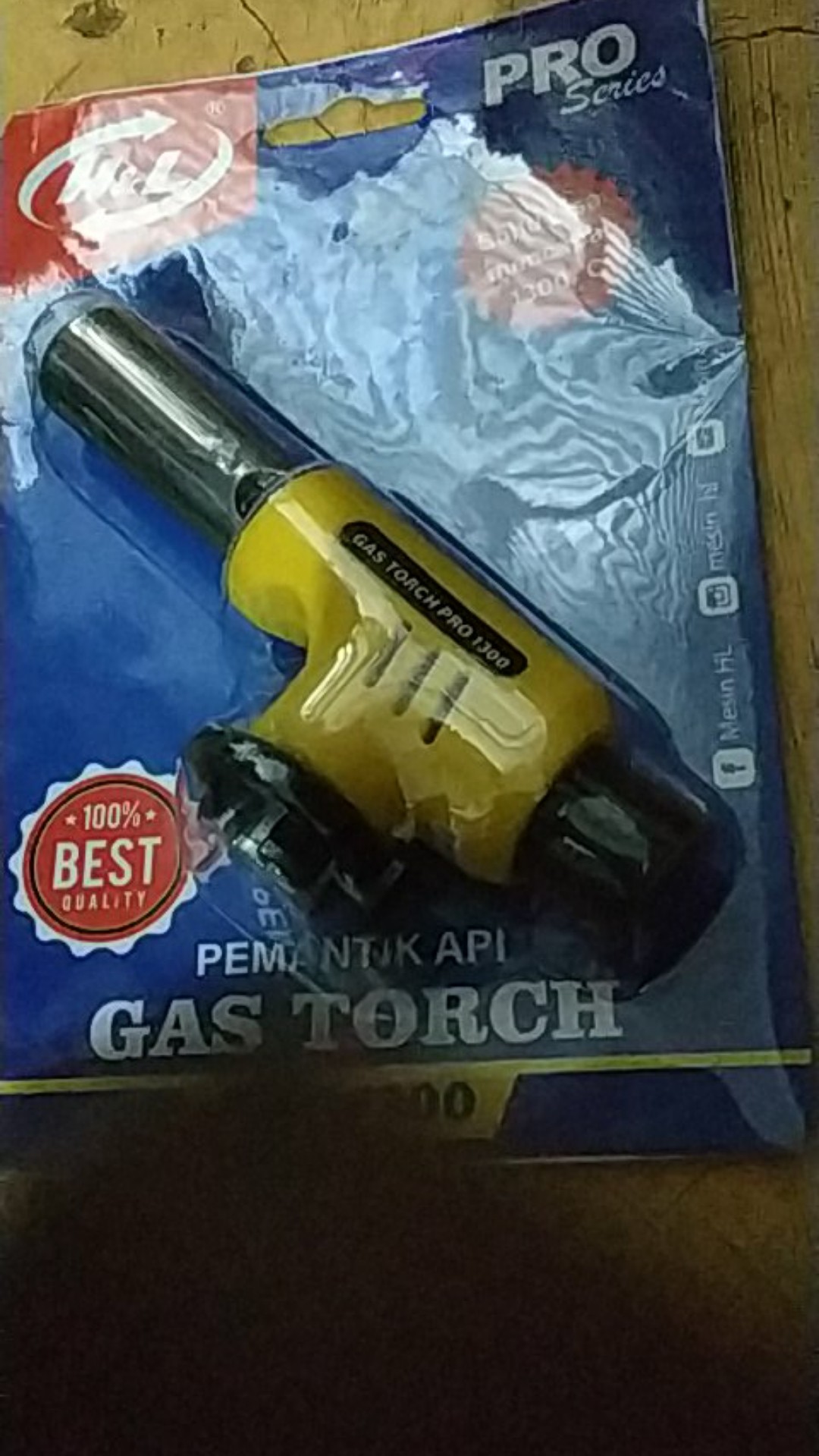 Kailong9001 Gas Torch Nankai Pematik Gas Micro Heating Flame Gun Bakar