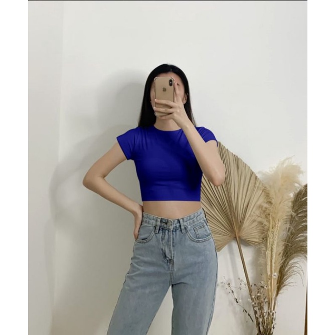 BASIC CROP PENDEK/CROP BASIC/SPANDEK SOFT