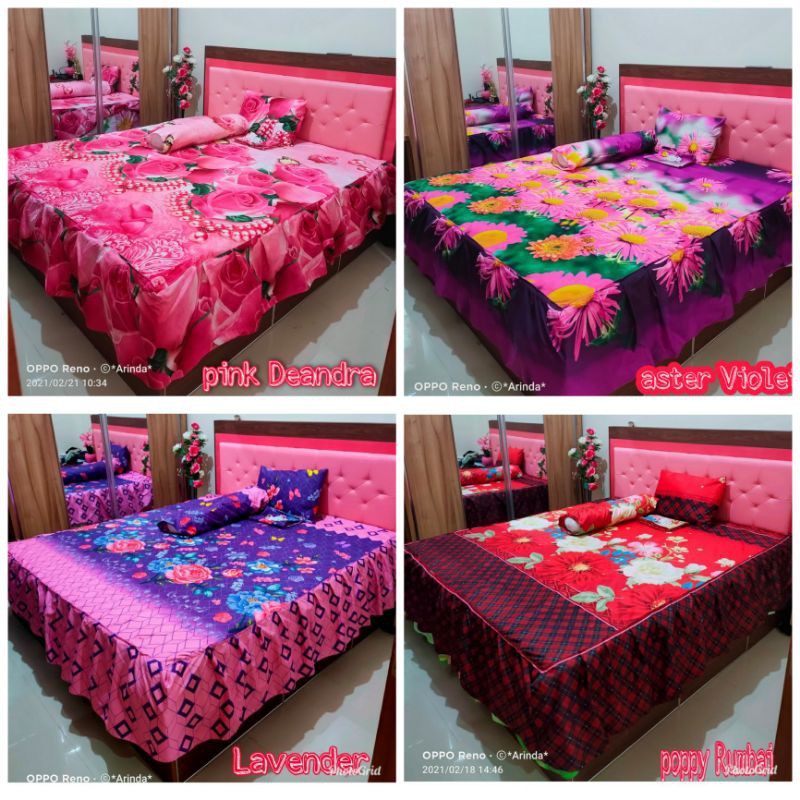 SPREI RUMBAI COTTON HALUS UK 180X200 CM