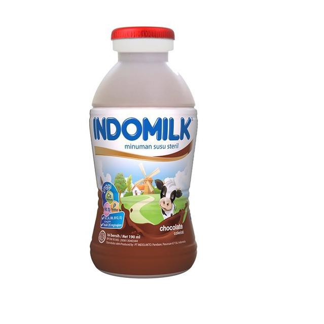 

[KODE BARU 58] Indomilk Susu Steril Chocolate 190mlx24 TERLAKU..!!