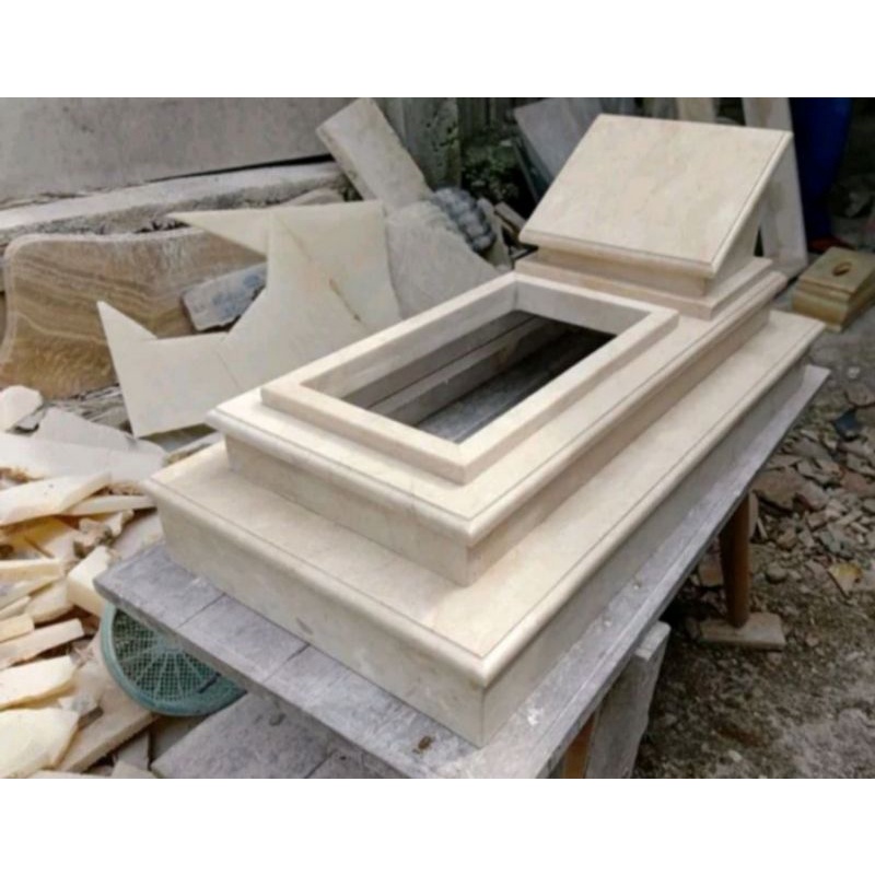 Kijing Makam Marmer Maesan Makam Marmer Body Makam Marmer Nisan Marmer Kotak Kijing Marmer Berbingka