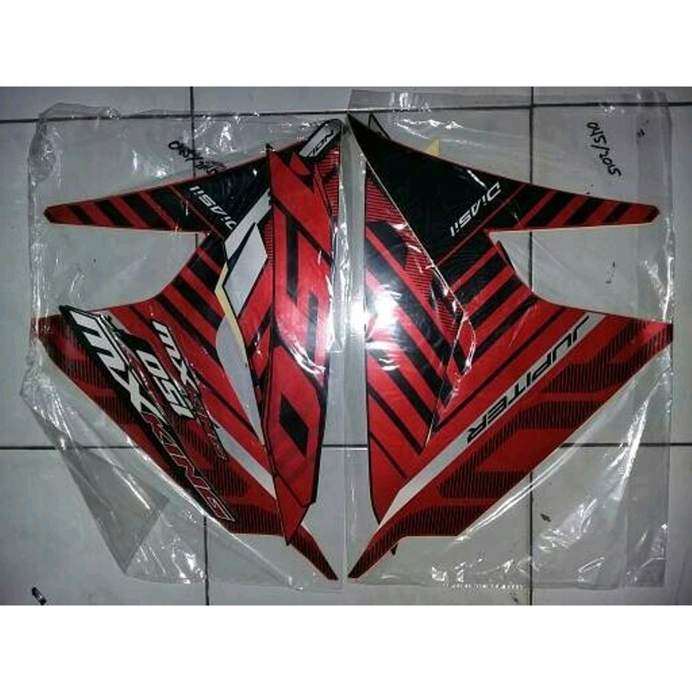 Stiker striping sticker yamaha MX KING 150 merah 2016