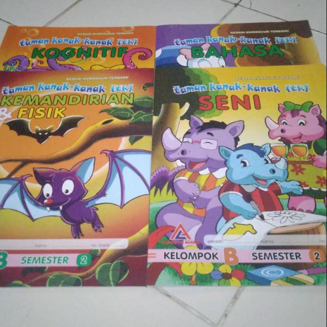Murah Buku Paud TK  Kelompok B Semester 2