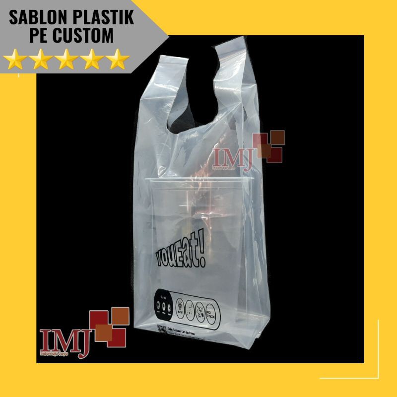 SABLON PLASTIK KRESEK PE/PLASTIK CUP