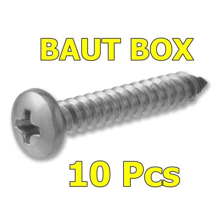 BAUT CACING 4 X 3/8 COCOK UTUK BAUT BOX ELEKTRONIK (10PCS)