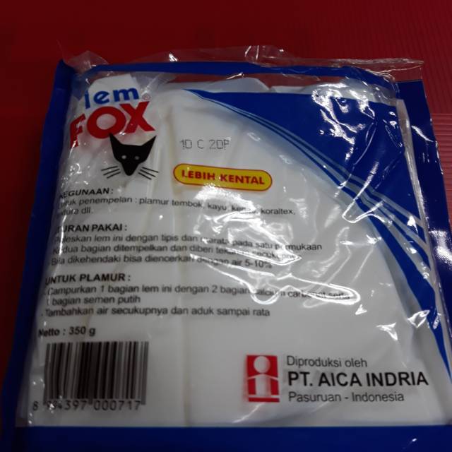 Lem Fox Putih PVAc 350 gram