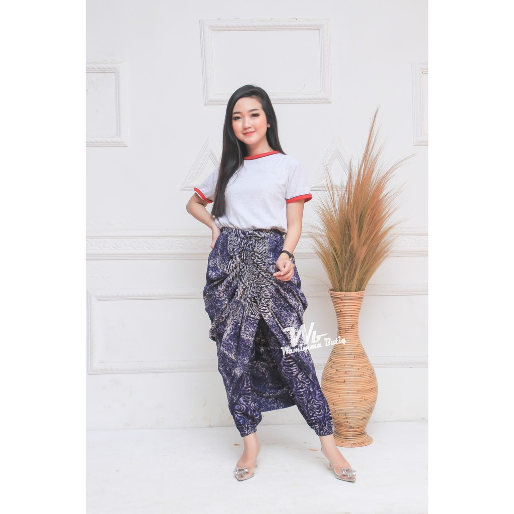 Celana Rok Batik - Bawahan Batik - Celana Batik Wanita - Rok Celana Batik -  Rosela