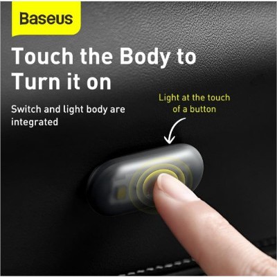 Baseus Capsule Car Interior Light Portable LED Lampu Kabin Mobil 2pcs