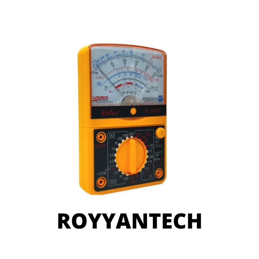 MULTIMETER HELES YX 367 TR MULTITESTER AVOMETER ANALOG