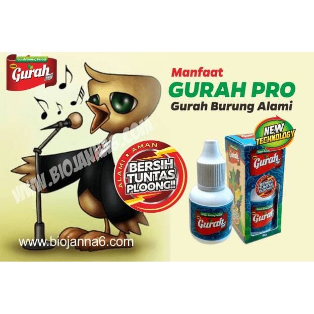 GURAH PRO BIOJANA OBAT HERBAL UNTUK BURUNG TERMURAH