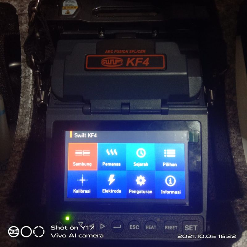 fusion splicer swift kf4/SPLICER SWIFT KF4/alat sambung fiber optik