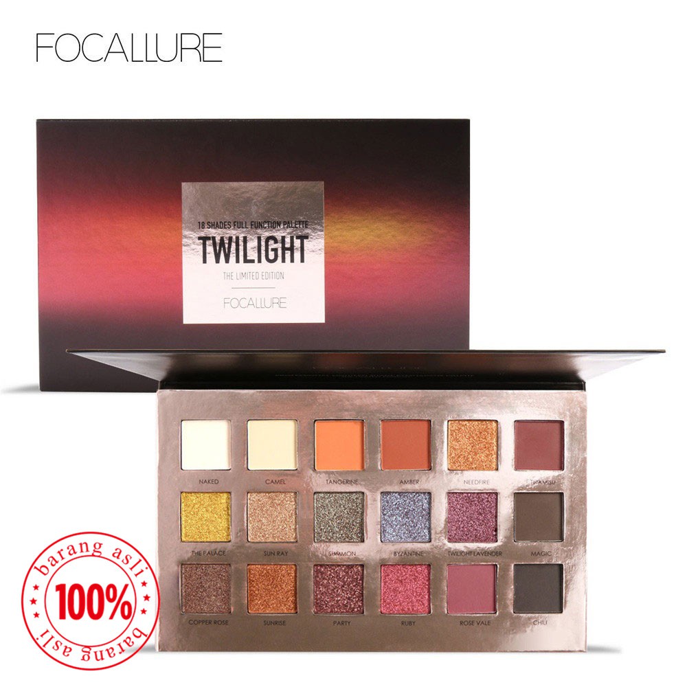 Bayar Di TempatFocallure Palet Eyeshadow Matte 14 Warna Dengan