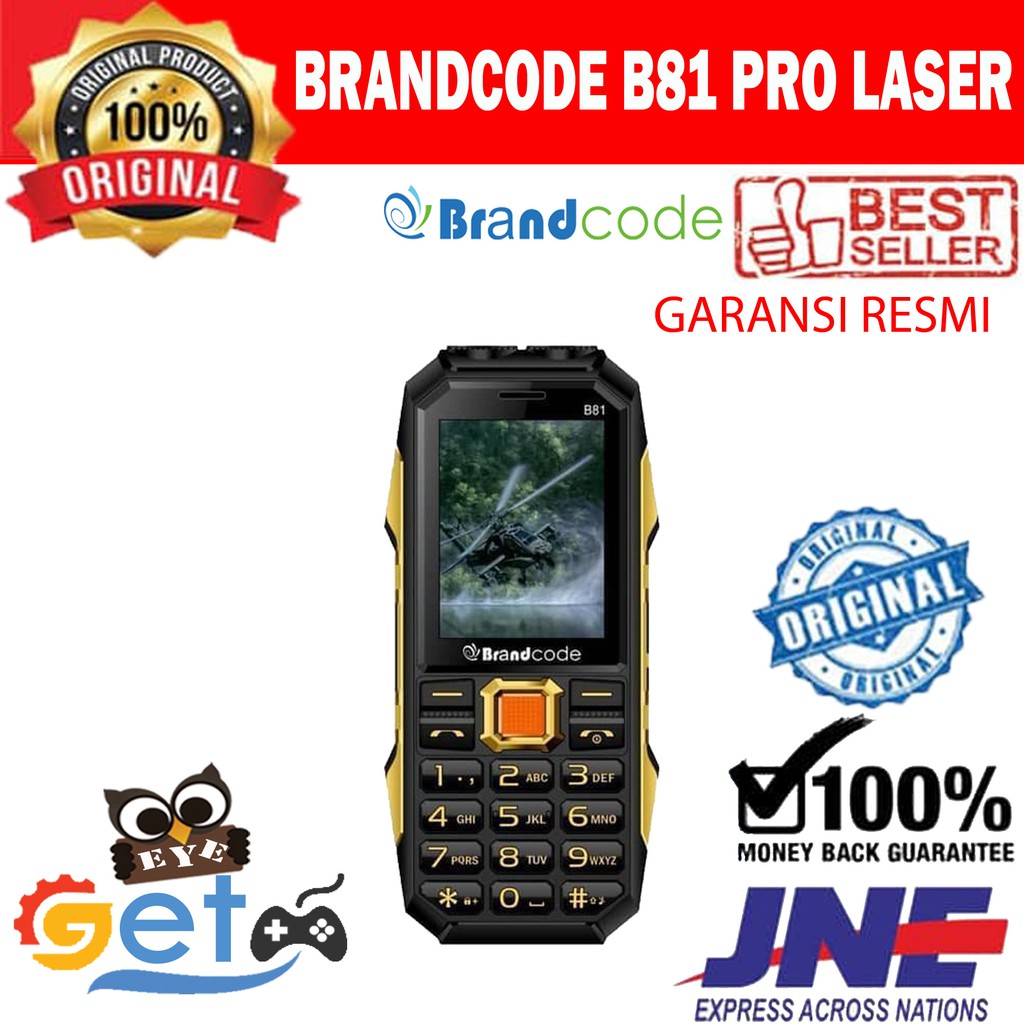 BRANDCODE B81 PRO LASER (POWERBANK 12000 mAh) - Garansi Resmi