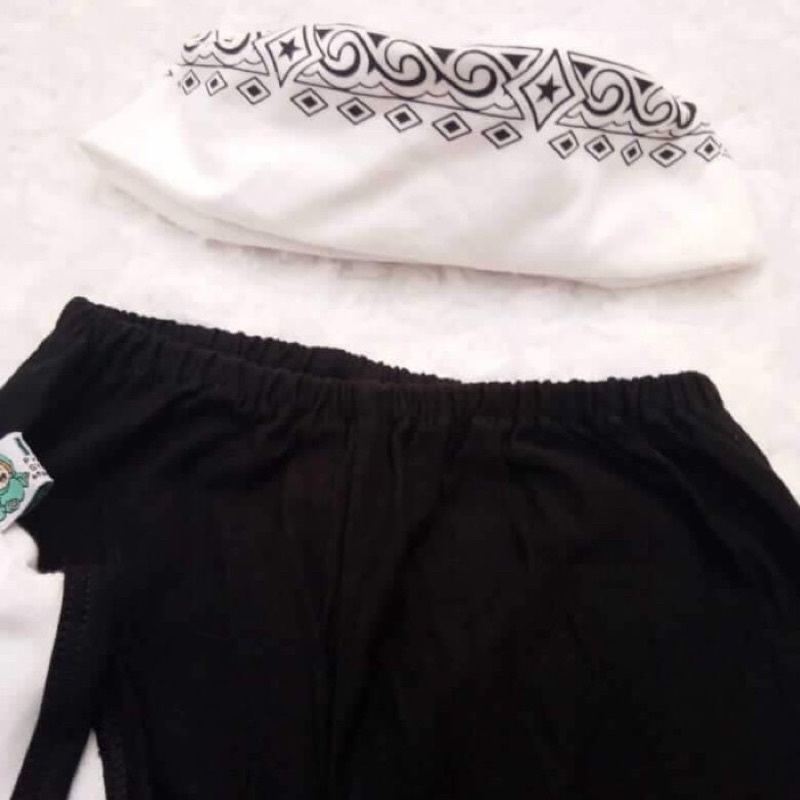 TokoPapin Jumper Bayi Laki Laki Set Jumper Peci dan Legging Baju Anak SNI Bahan Adem Berkualitas Tidak Panas Newborn Baru Lahir