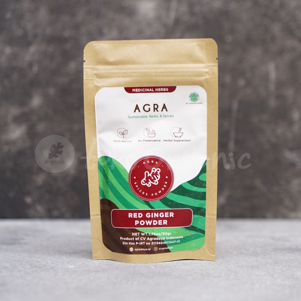 

Red Ginger Powder 50gr - Agradaya