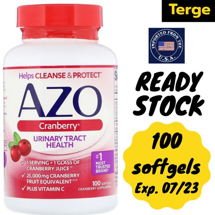 Suplemen Kesehatan Kandung Kemih Azo Cranberry Urinary Tract Health