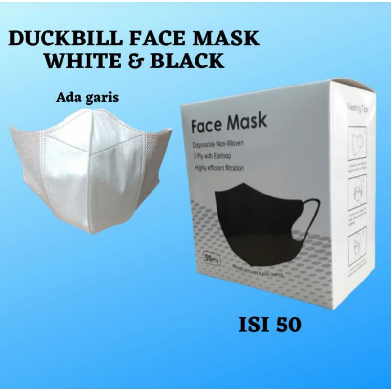 Masker Duckbill 1box