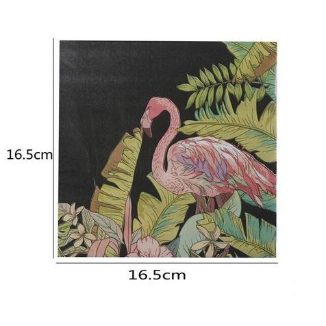 Decoupage Napkin - Tissue Decoupage 2Ply AN-Pink Flamingo #01