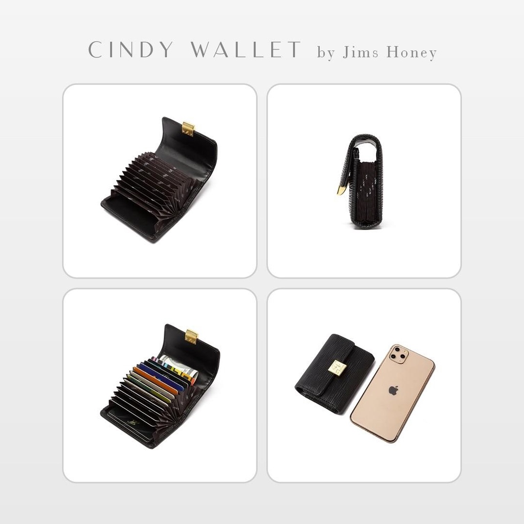 Jims Honey Cindy Wallet Dompet Kartu Lipat Kecil Wanita