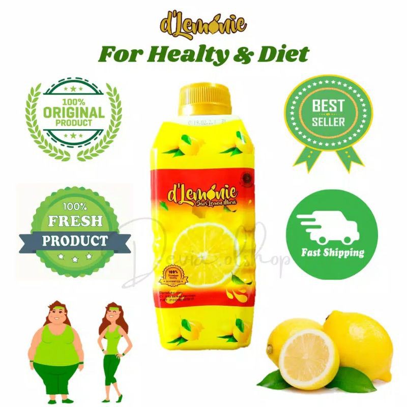 

[ORIGINAL] D'Lemonie Sari Lemon Asli 500ml