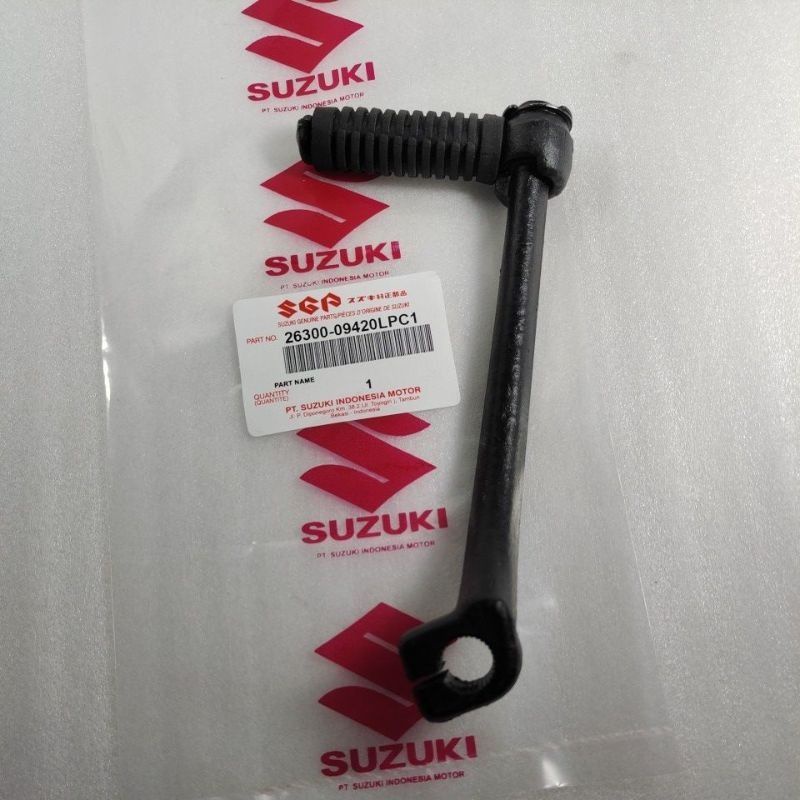 pedal kick starter suzuki rc110 - rc100 -rc80 - crystal warna hitam original