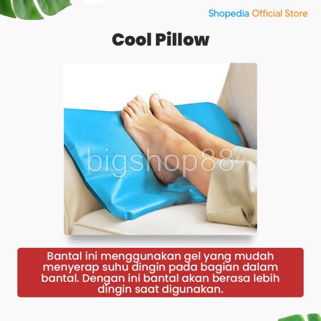 bigshop88 - Chillow Bantal Dingin Gel Solusi Tidur Nyenyak Cool Pillow