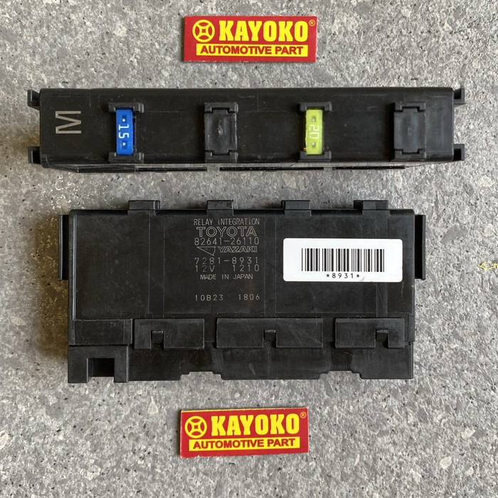 Fuse Box Relay integretion Toyota 82641-26110 original