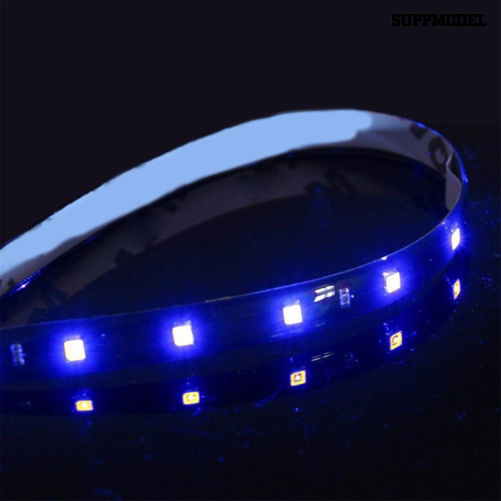 Lampu Strip 15 LED 3528SMD Flexible Anti Air Untuk Dekorasi Mobil