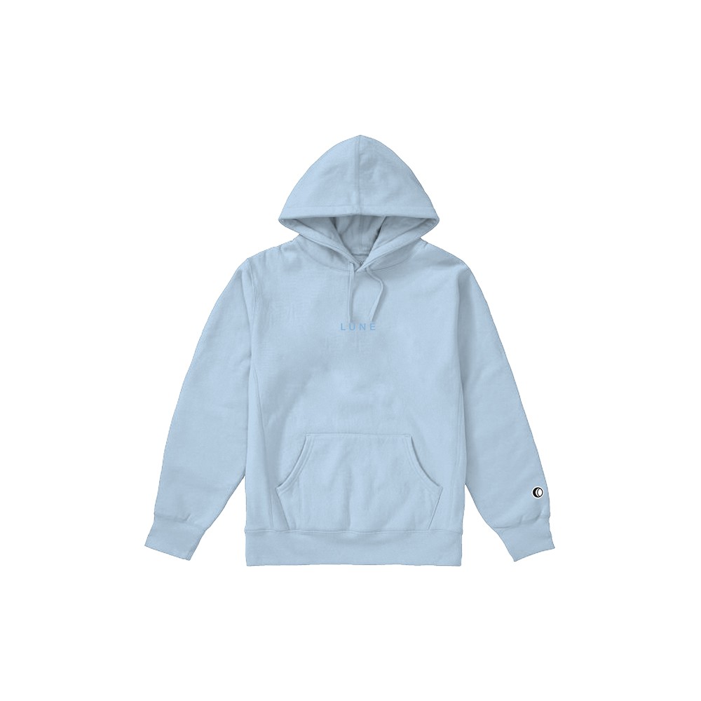 baby blue hoodie