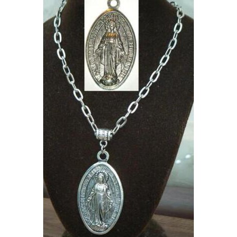 Kalung Rantai Alloy St. Marie Impor Baru