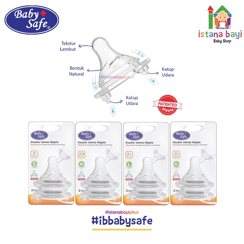 Baby safe Double Valves - Baby safe Dot/Baby safe nipple