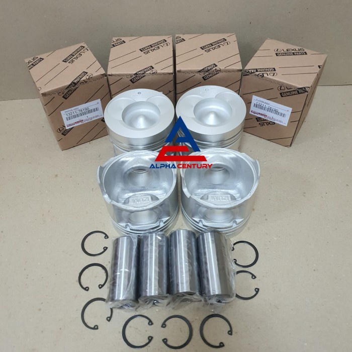 PISTON ASSY 4PCS DUTRO DYNA HT 130 ORIGINAL BAHAN BAJA GARANSI 1 BULAN