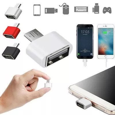 OTG Adapter Micro USB Tanpa Kabel - OTG Mini Adapter Simple Support Smartphone dan OS Android USB ON THE GO