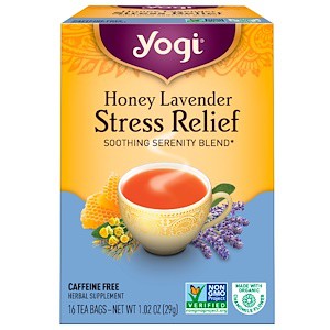 

Yogi Tea Honey Lavender Stress Relief Caffeine Free 16 Tea Bags 29 g