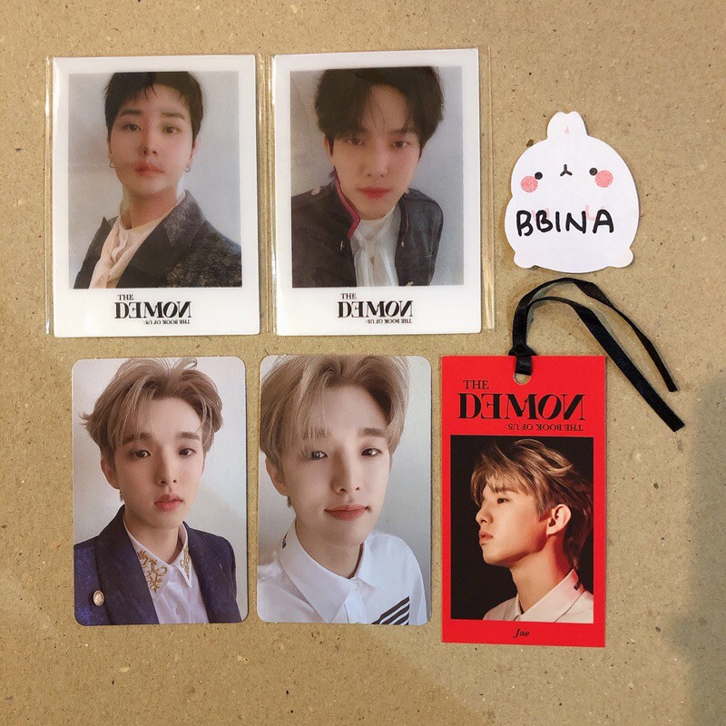 DAY6 The Demon Jae, Dowoon, YoungK (PC, Lenti, Bookmark) Jae Pangeran, Jae Putih