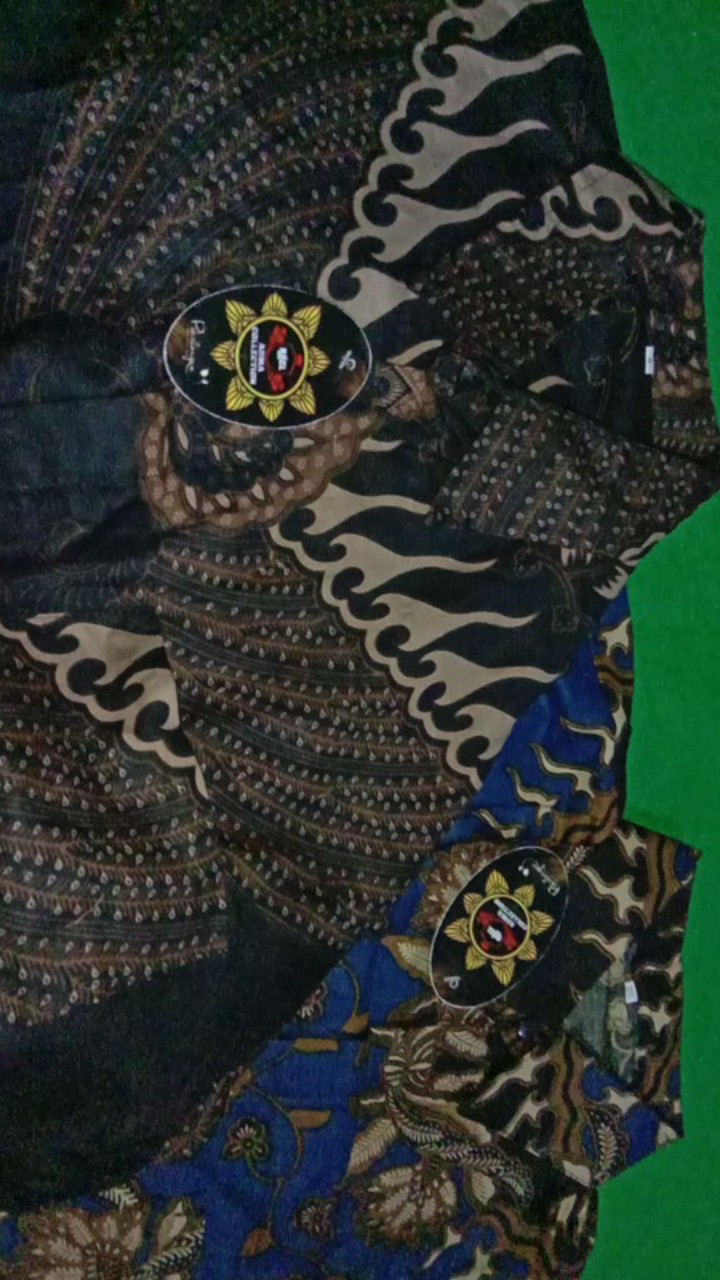 Bswart Batik Hrb026 Kenongo Hem Pendek Padi Pekalongan M L Xl Batik Pria Murah Modern Grosir Batik