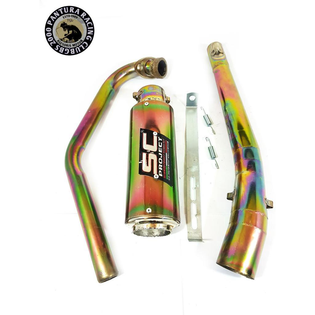Knalpot Satria fu Racing SC Full Bunglon