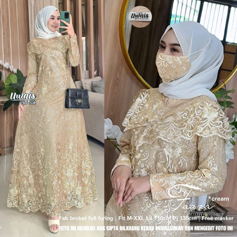 FAZAA UWAIS | BAJU BROKAT WANITA | BROKAT |