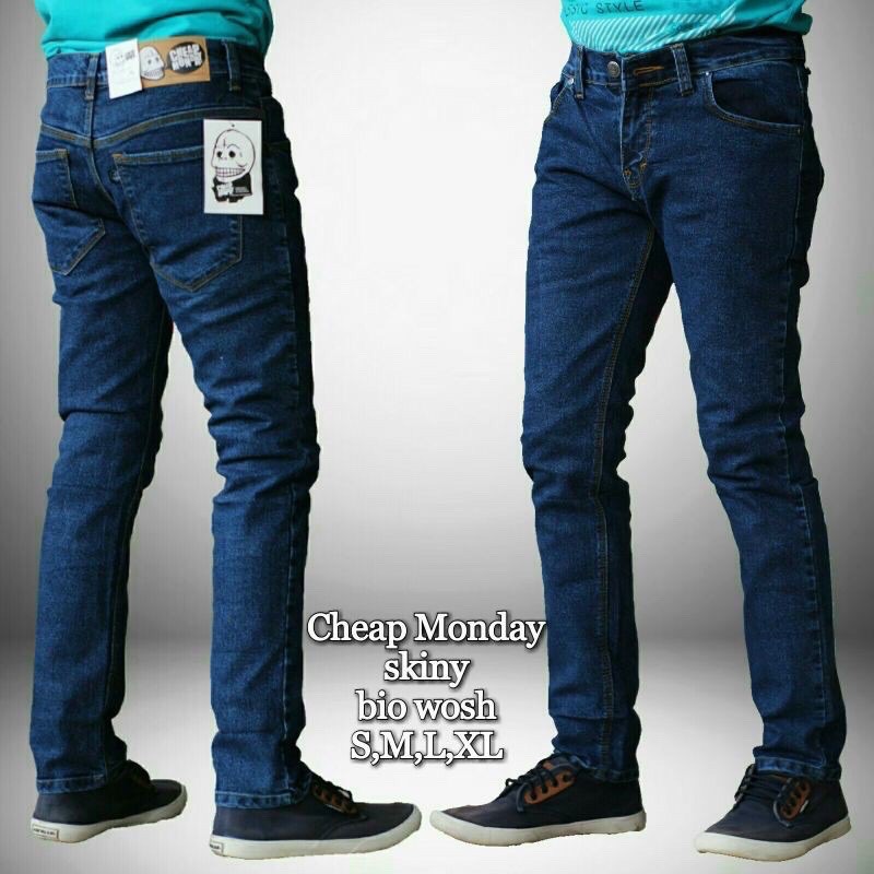 [BAYAR DI TEMPAT/COD] CELANA CHEAP MONDAY SLIM FIT PALING LARIS